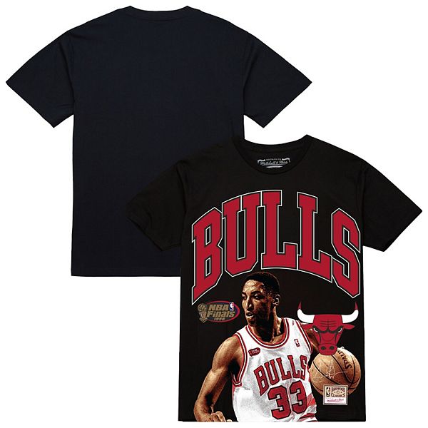

Футболка Chicago Bulls Hardwood Classics с принтом Scottie Pippen, черная Mitchell & Ness