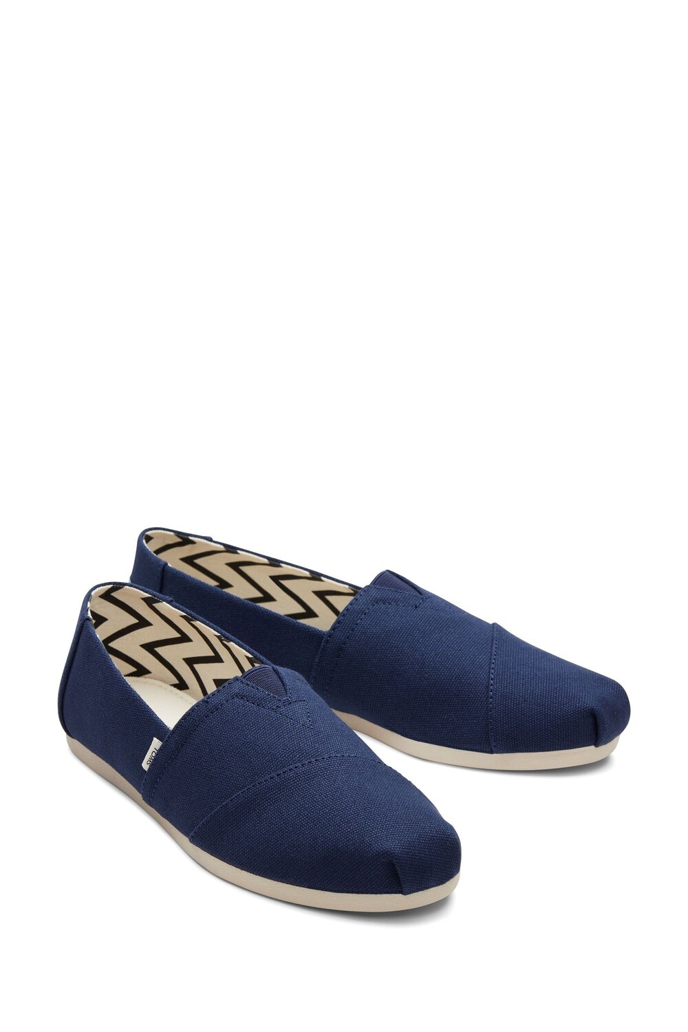 Веганская обувь Alpargata из хлопкового холста Toms, синий — фото 4