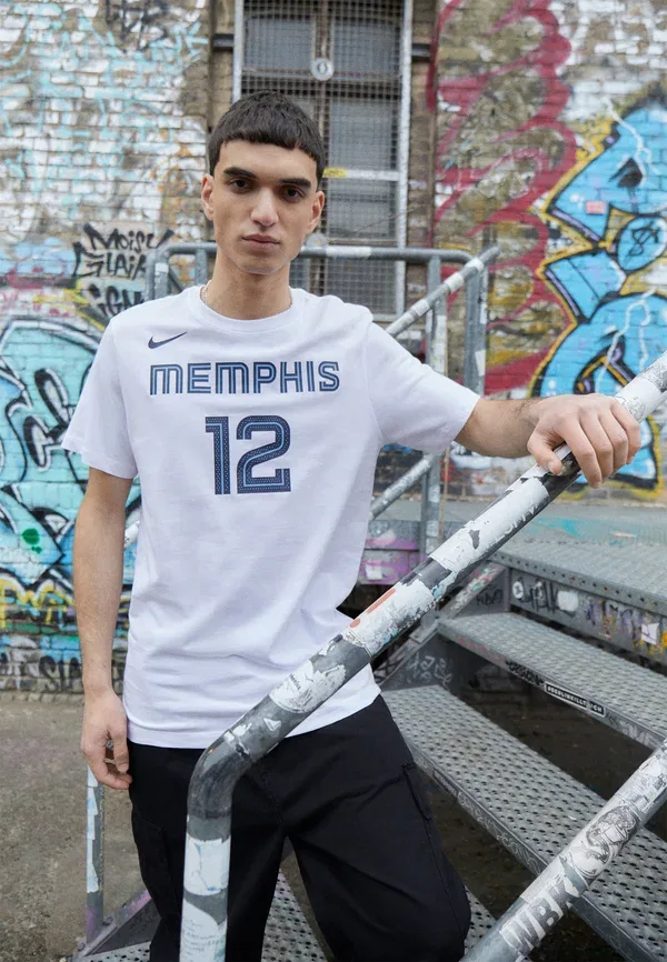 Футболка Nike Performance NBA Ja Morant Memphis Grizzlies Name & Number Tee Club Wear, белый