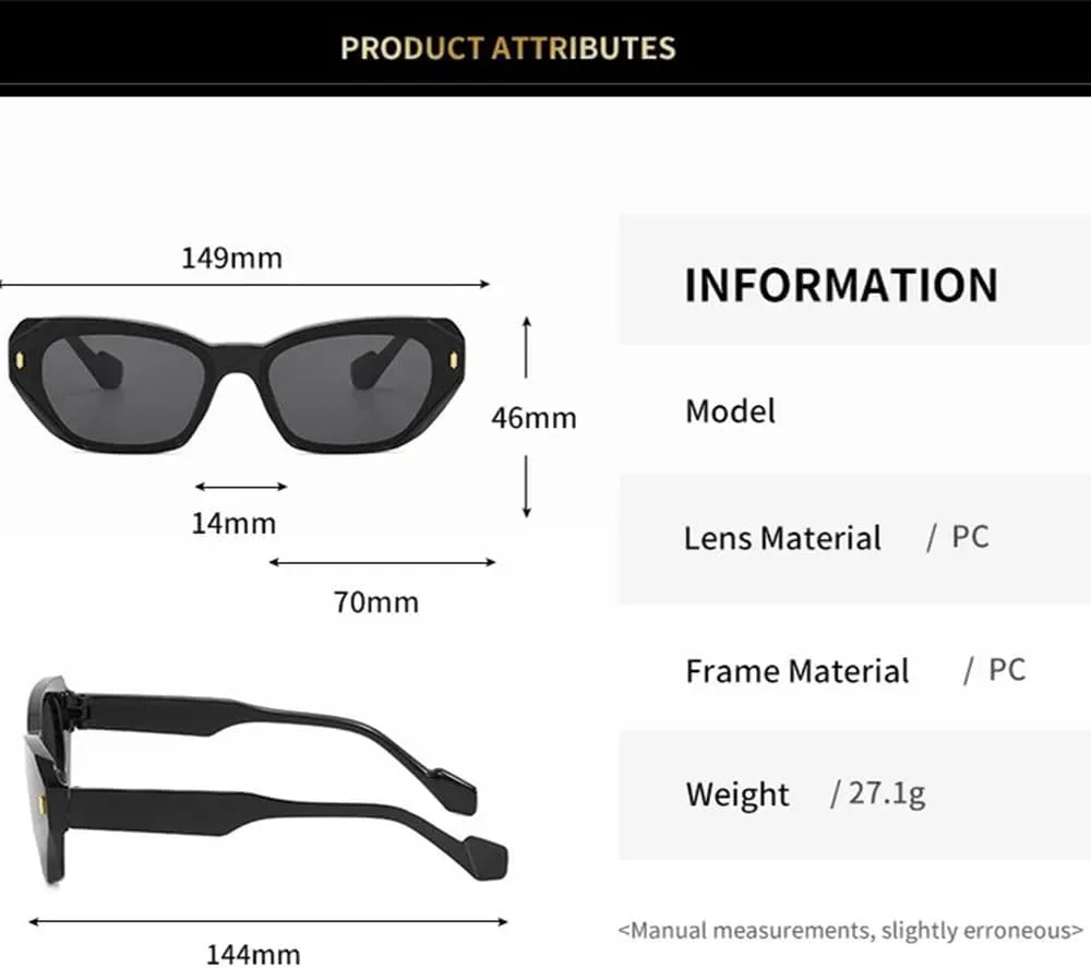 

Винтажные солнцезащитные очки в маленькой оправе для женщин, «кошачий глаз», многоугольные очки для женщин, простые и оригинальные очки MTZJH, Silversilver