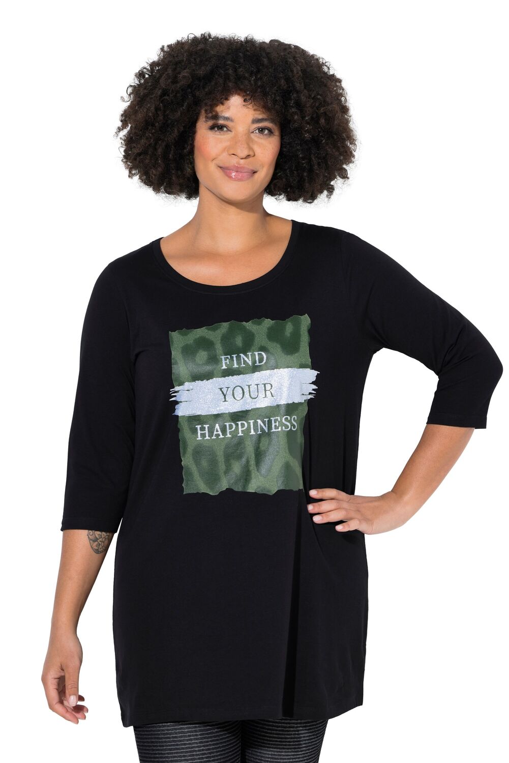 

Angel of Style Лонгслив в черном цвете