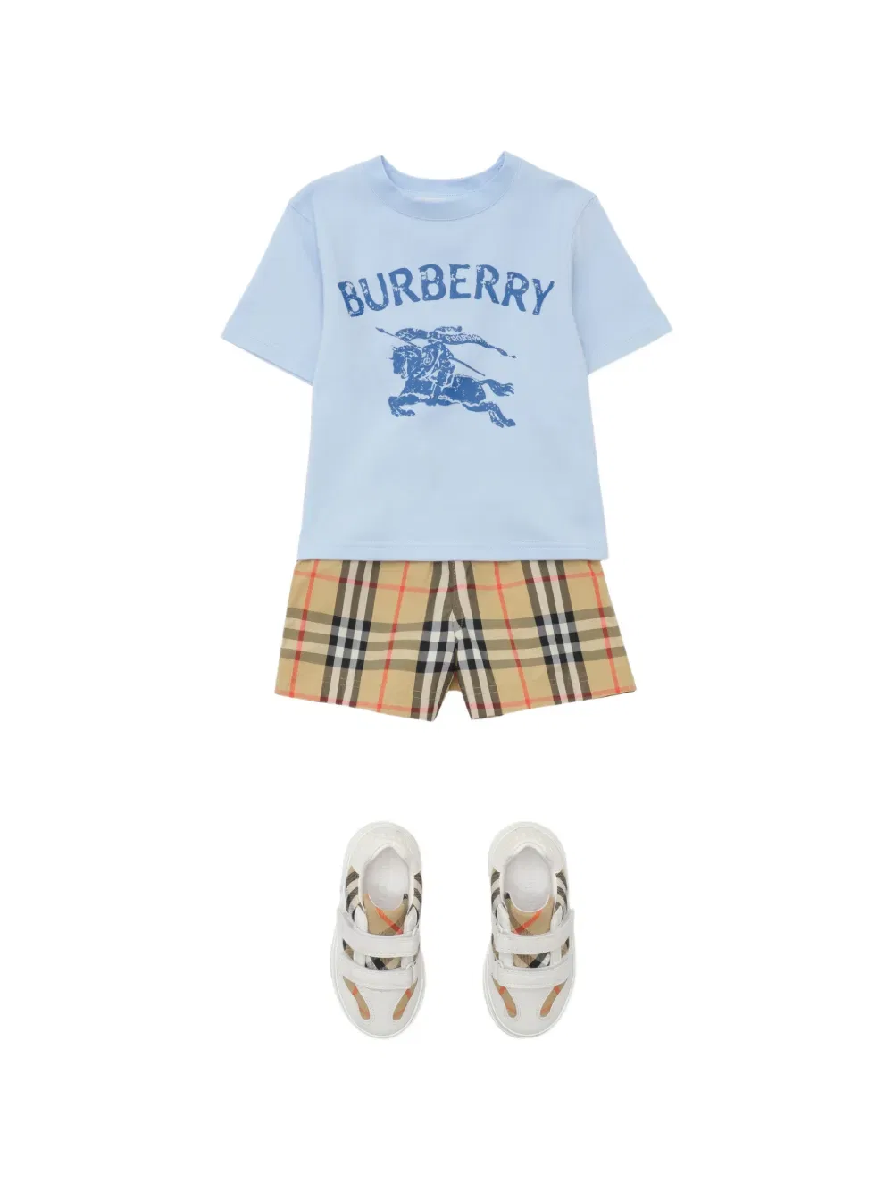 Плавательные шорты Burberry Kids, нейтральный — фото 3