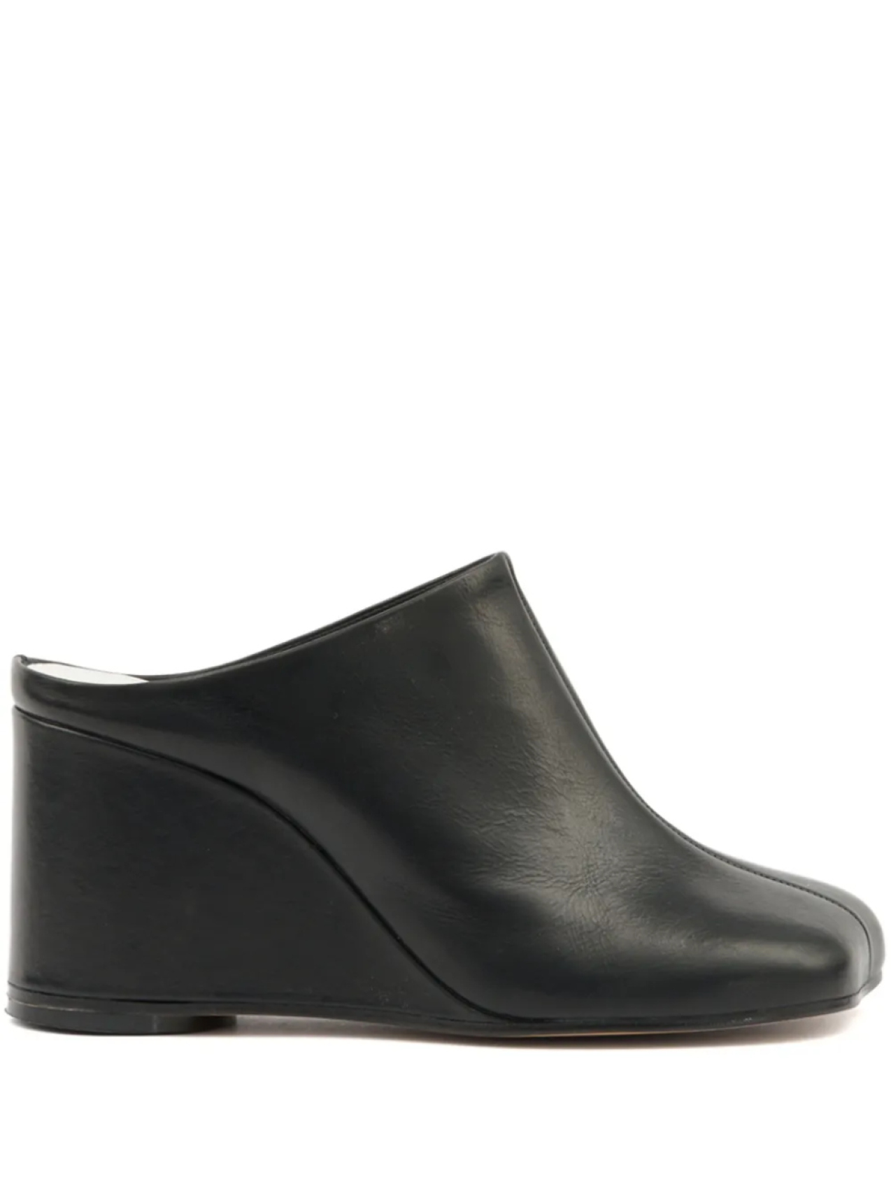 MM6 Maison Margiela мюли с квадратным носком, черный