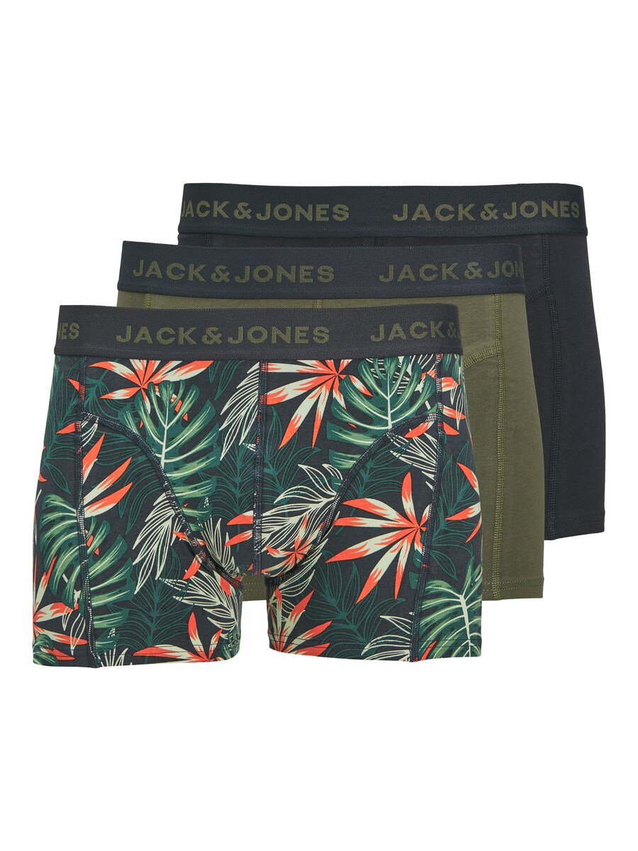 

Трусы JACK & JONES Boxer shorts JACLoui, цвет olive/petrol/black