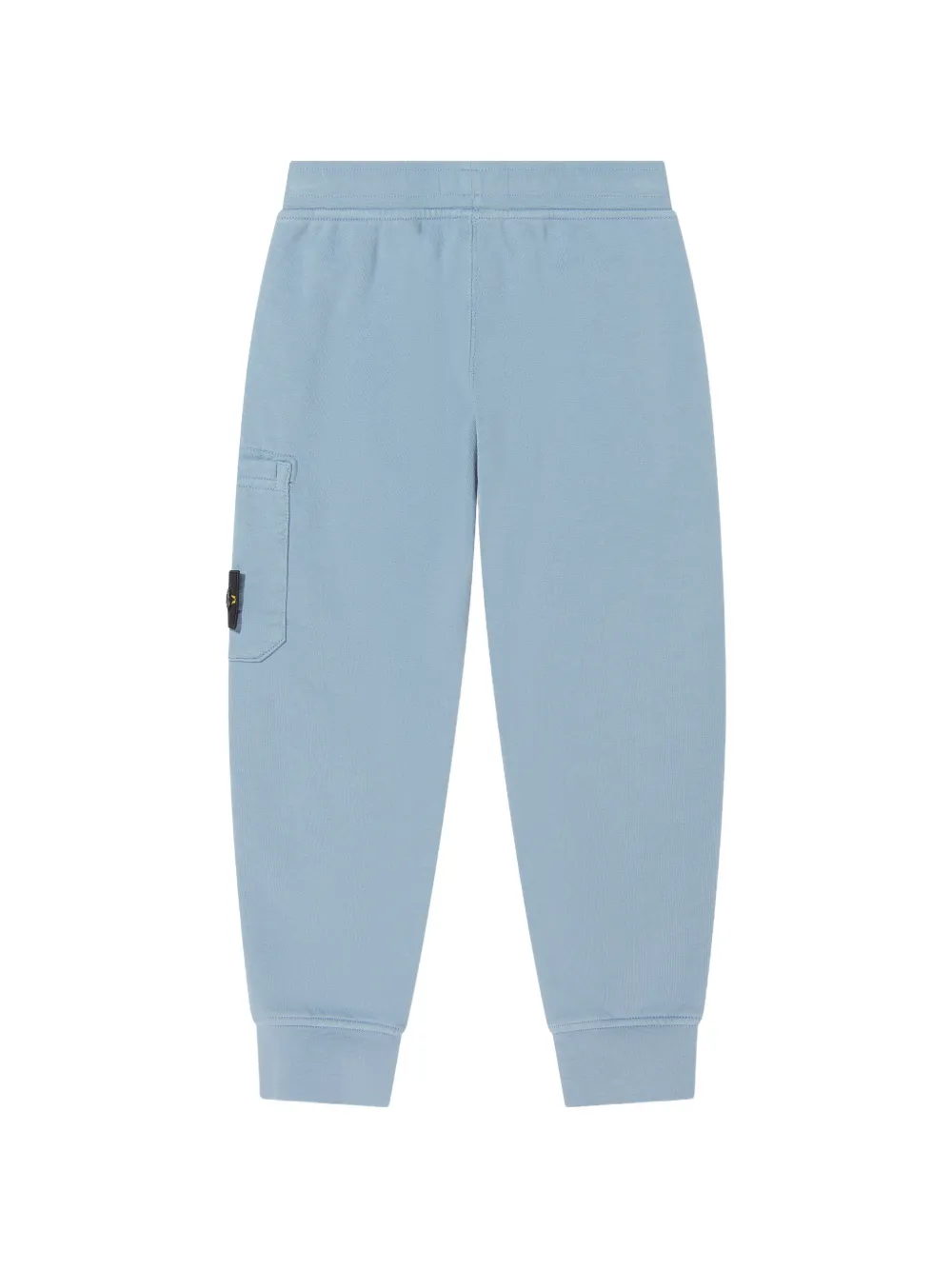 Спортивные штаны с нашивкой-логотипом и карманами Stone Island Junior, синий — фото 2