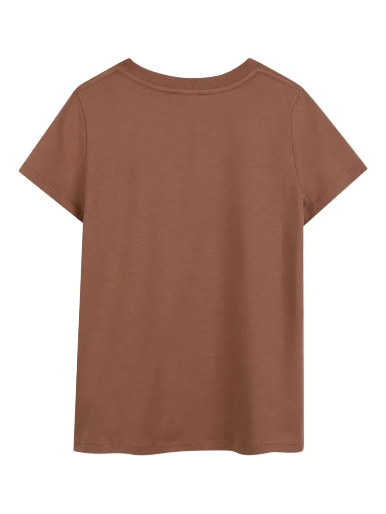 Chloé Kids футболка с графичным принтом, коричневый — фото 2