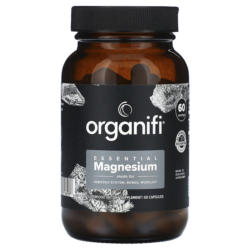 

Organifi, Незаменимый магний, 150 мг, 60 капсул