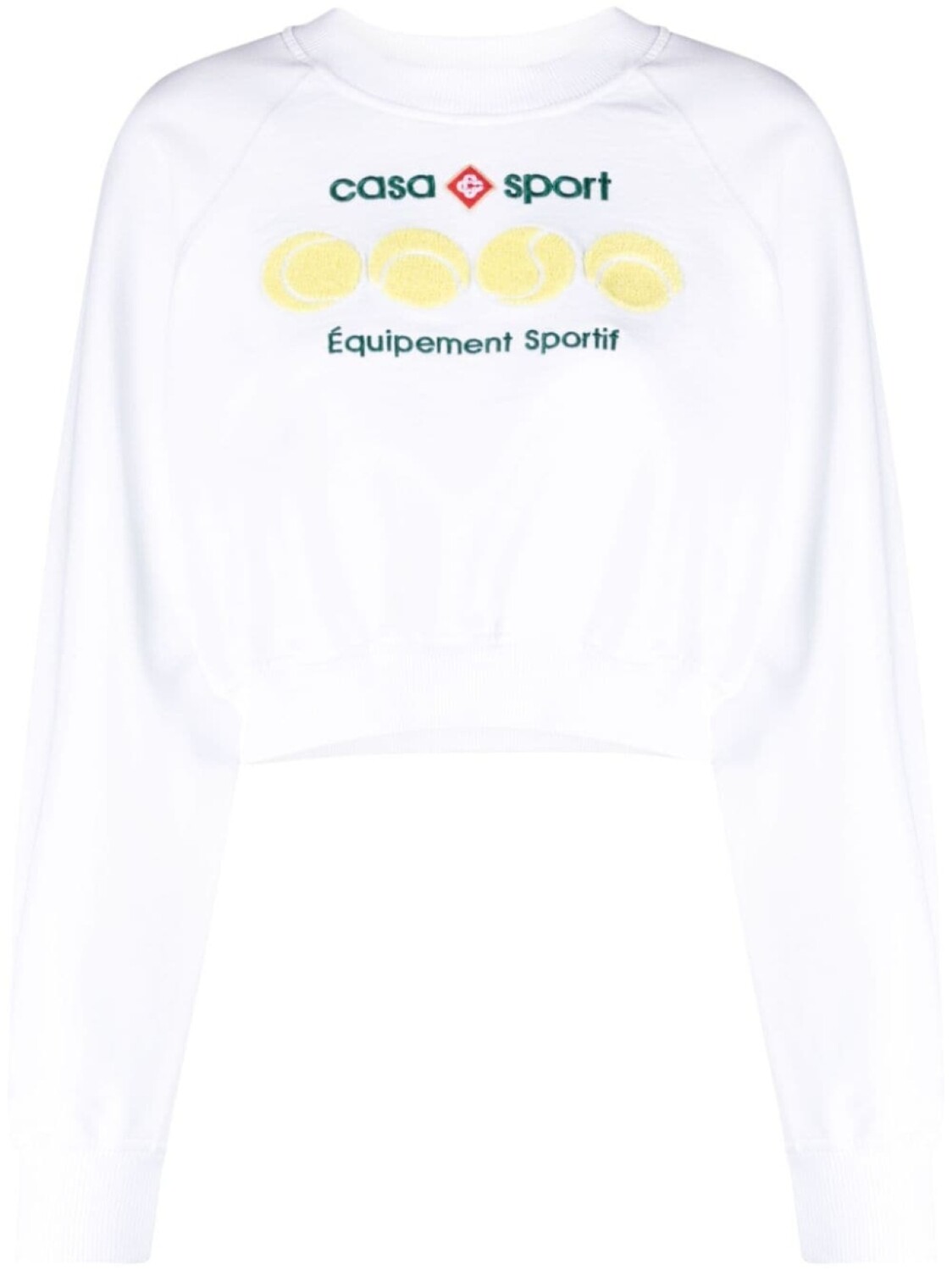 

Casablanca толстовка Casa Sport Tennis Balls, белый