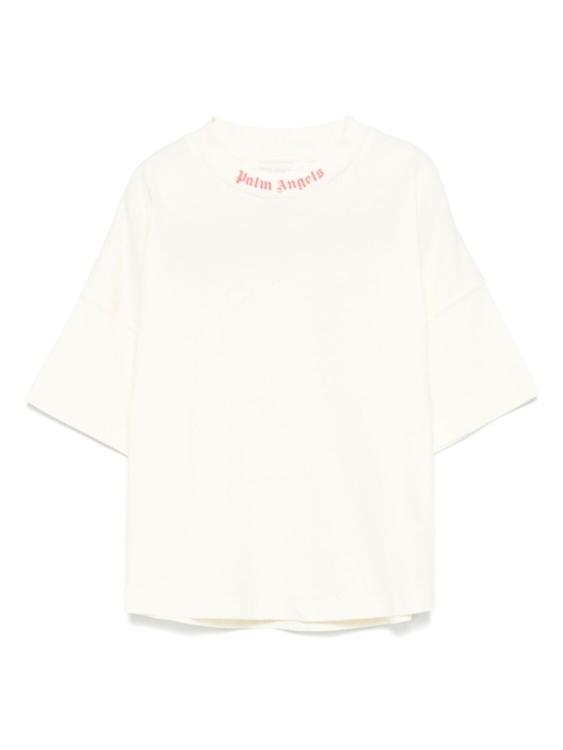 

Футболка с логотипом Palm Angels Kids, нейтральный цвет