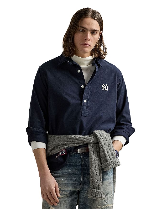 

Оксфордская рубашка Yankees Polo Ralph Lauren, синий