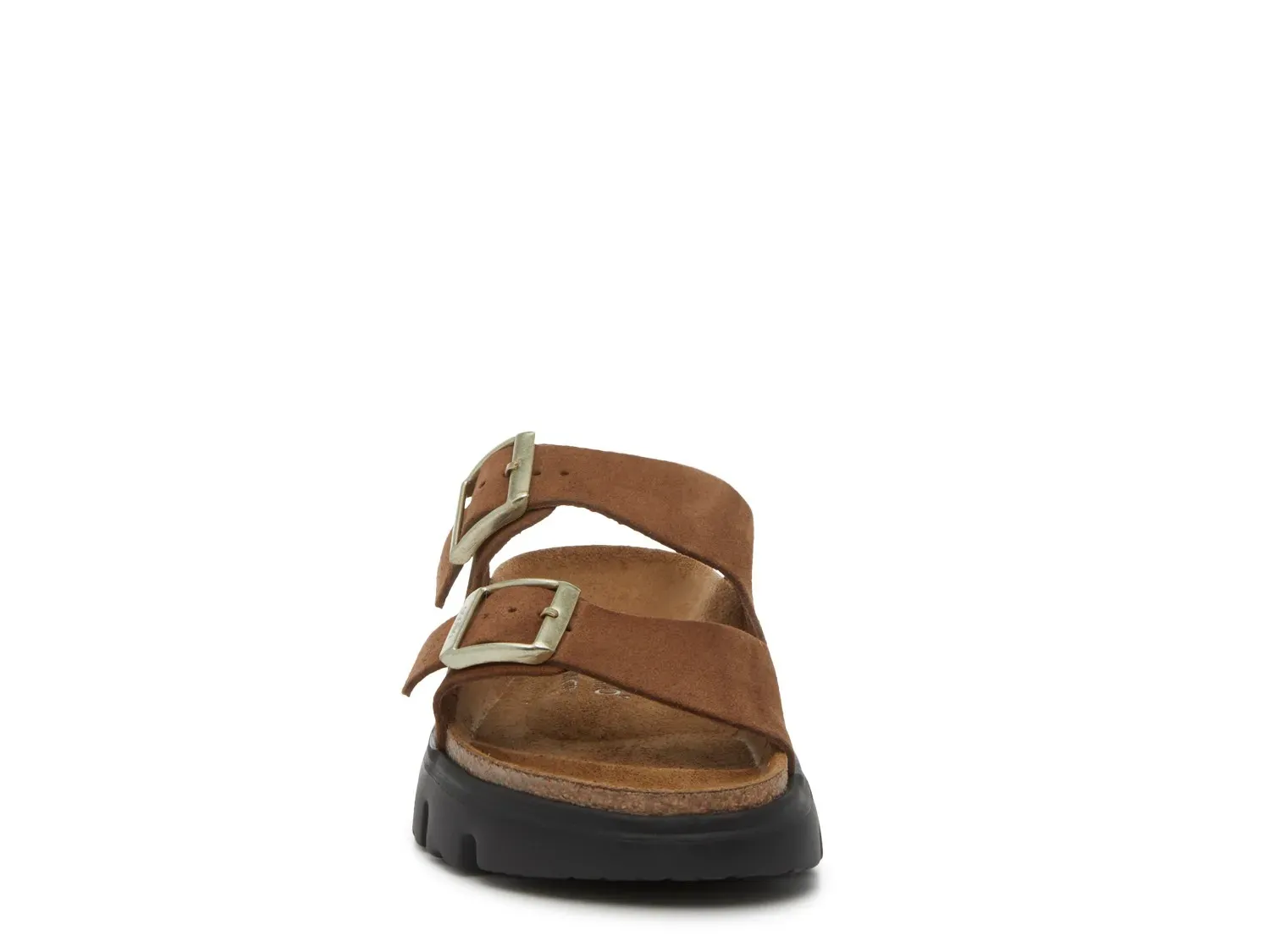 Сандалии-слайды Birkenstock Papillio By Birkenstock Arizona Platform Slide - женские, темно-коричневые — фото 2