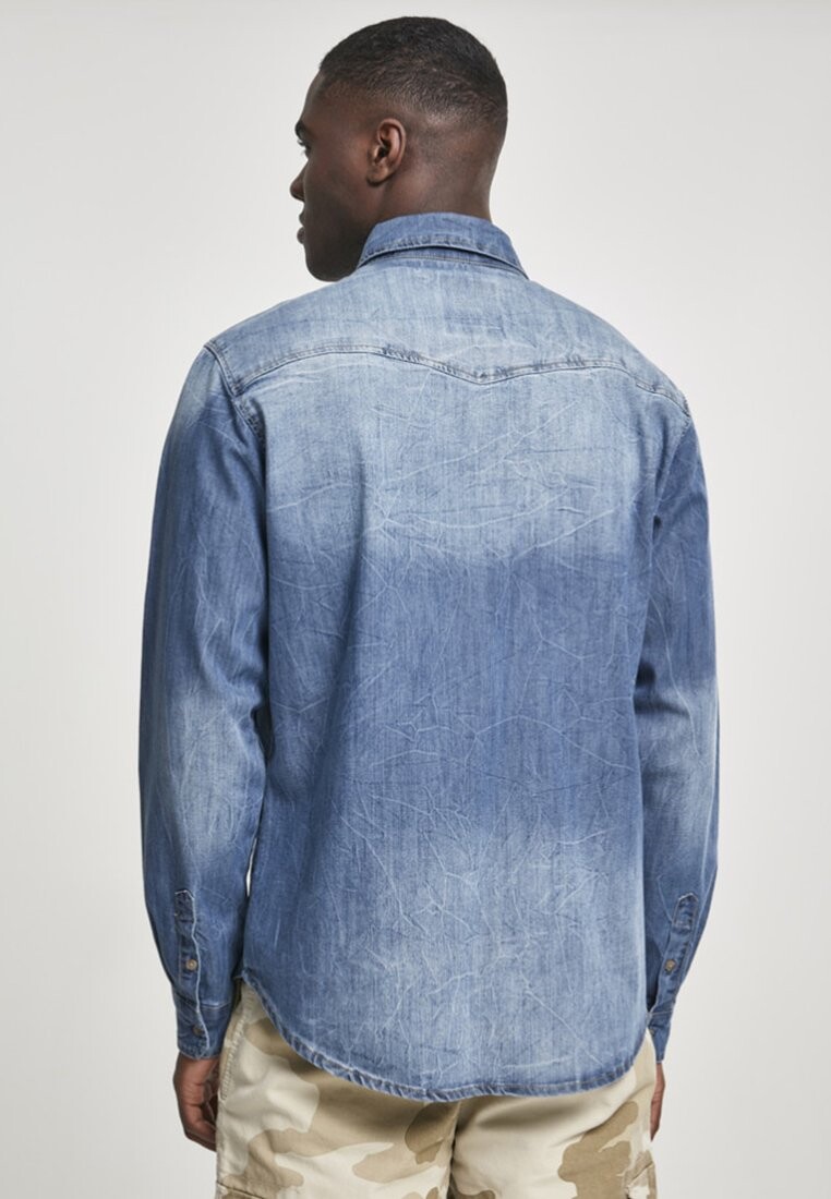 Рубашка Herren Riley Denim Shirt Brandit, синий — фото 3