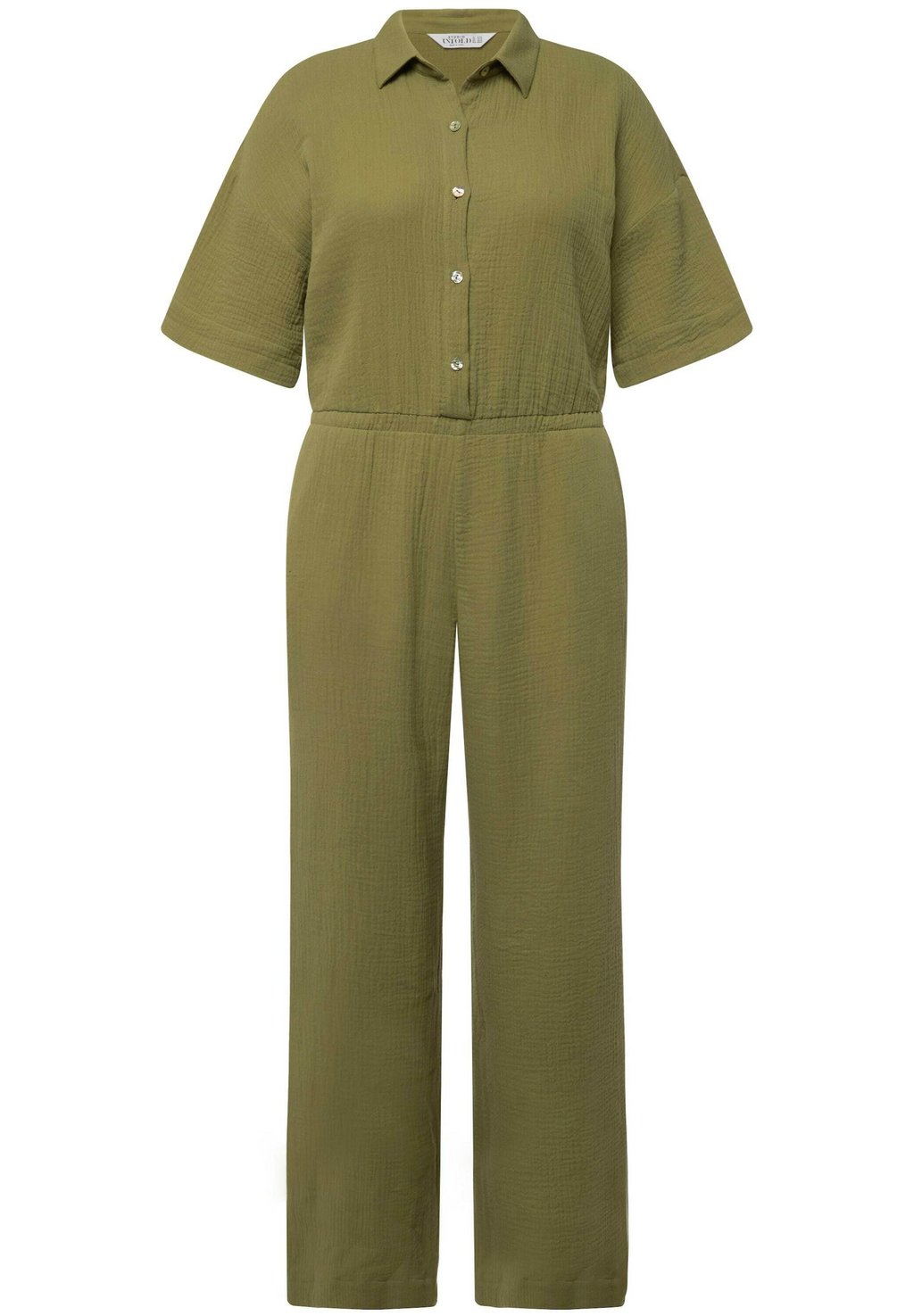 

Комбинезон MUSSELIN OVERALL SHORTSLEEVE WIDE LEG Studio Untold, хаки