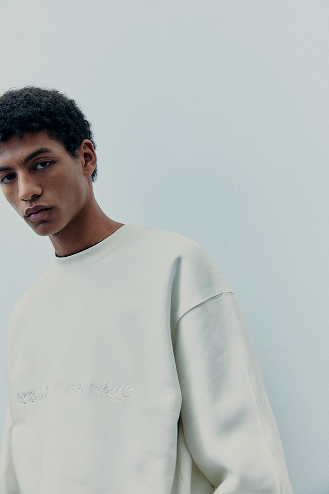 

Толстовка с принтом свободного кроя H&M, мультиколор