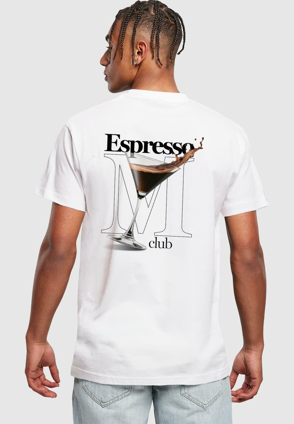 

Футболка с принтом ESPRESSO CLUB Mister Tee, цвет white