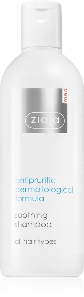 

Противозудный дерматологический успокаивающий шампунь для чувствительной кожи головы Ziaja Med, 300 мл