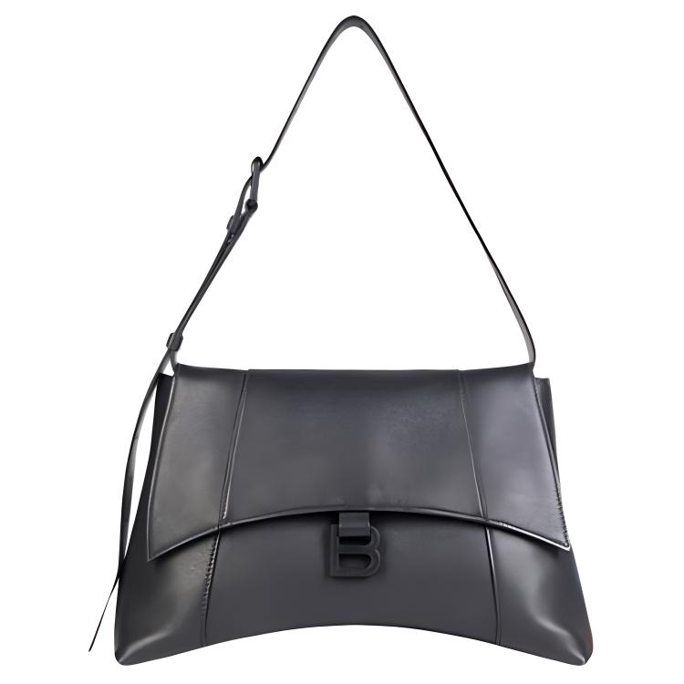 

Городская кожаная сумка Balenciaga в форме песочных часов, через плечо, кроссбоди, унисекс среднего размера черная