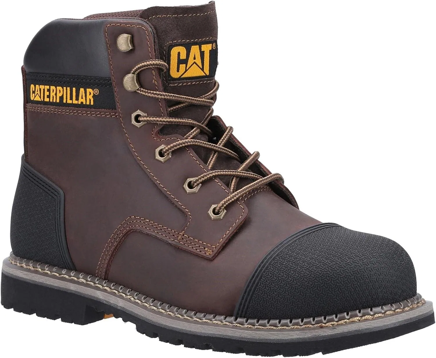 Мужские защитные ботинки Caterpillar CAT Powerplant S3, коричневые, размер 41 EU