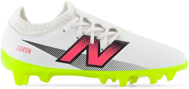 Детские кроссовки New Balance Furon Dispatch FG V7 (унисекс), белый/черный — фото 3