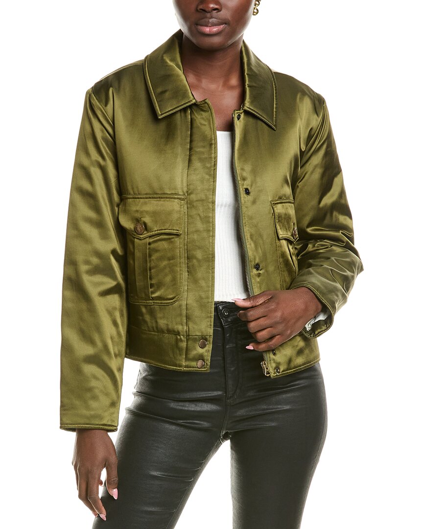 

Сатиновая куртка Colton от Rag & Bone, зеленый
