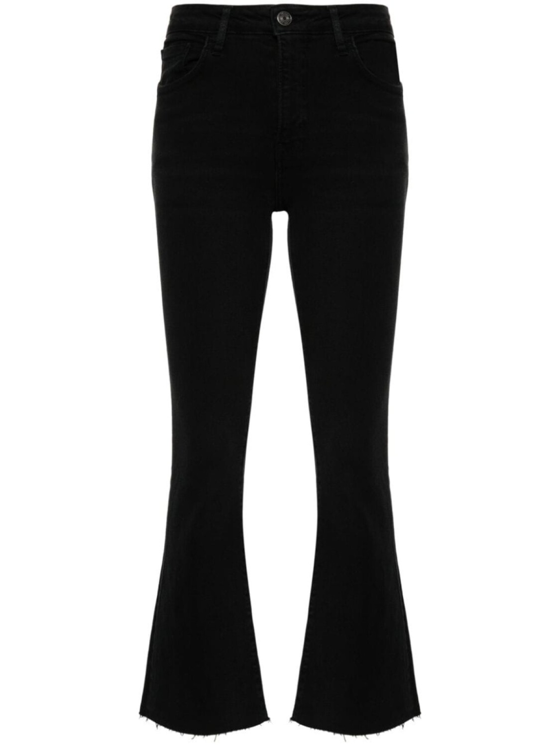 

FRAME джинсы Le Crop Mini Boot Raw Fray, черный