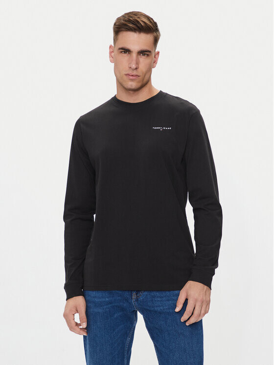 

Узкий крой с длинным рукавом Tommy Jeans, черный