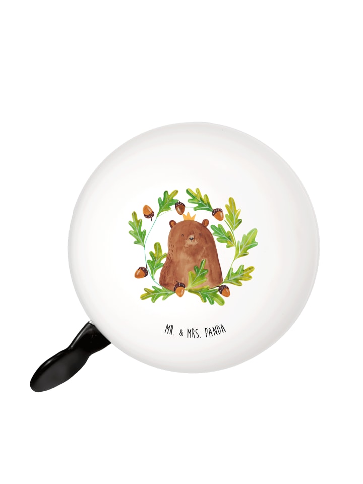 

Mr. & Mrs. Panda Велосипедный звонок, медведь-король, не говоря ни слова, в белом