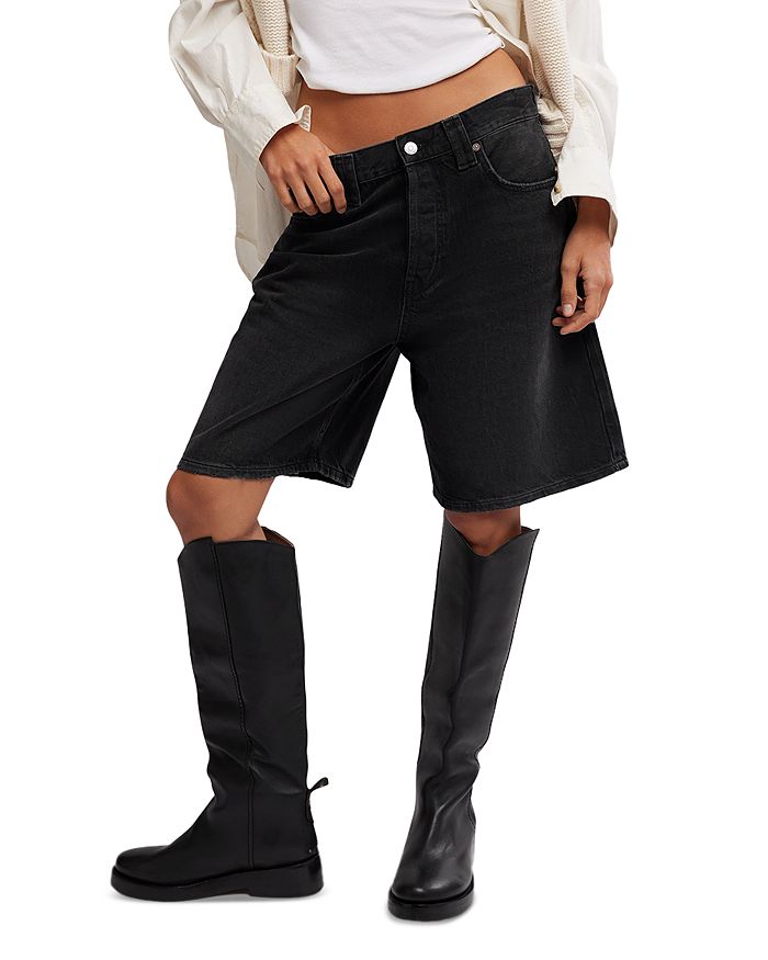 

Бермуды Montana Mid Rise Free People, черный