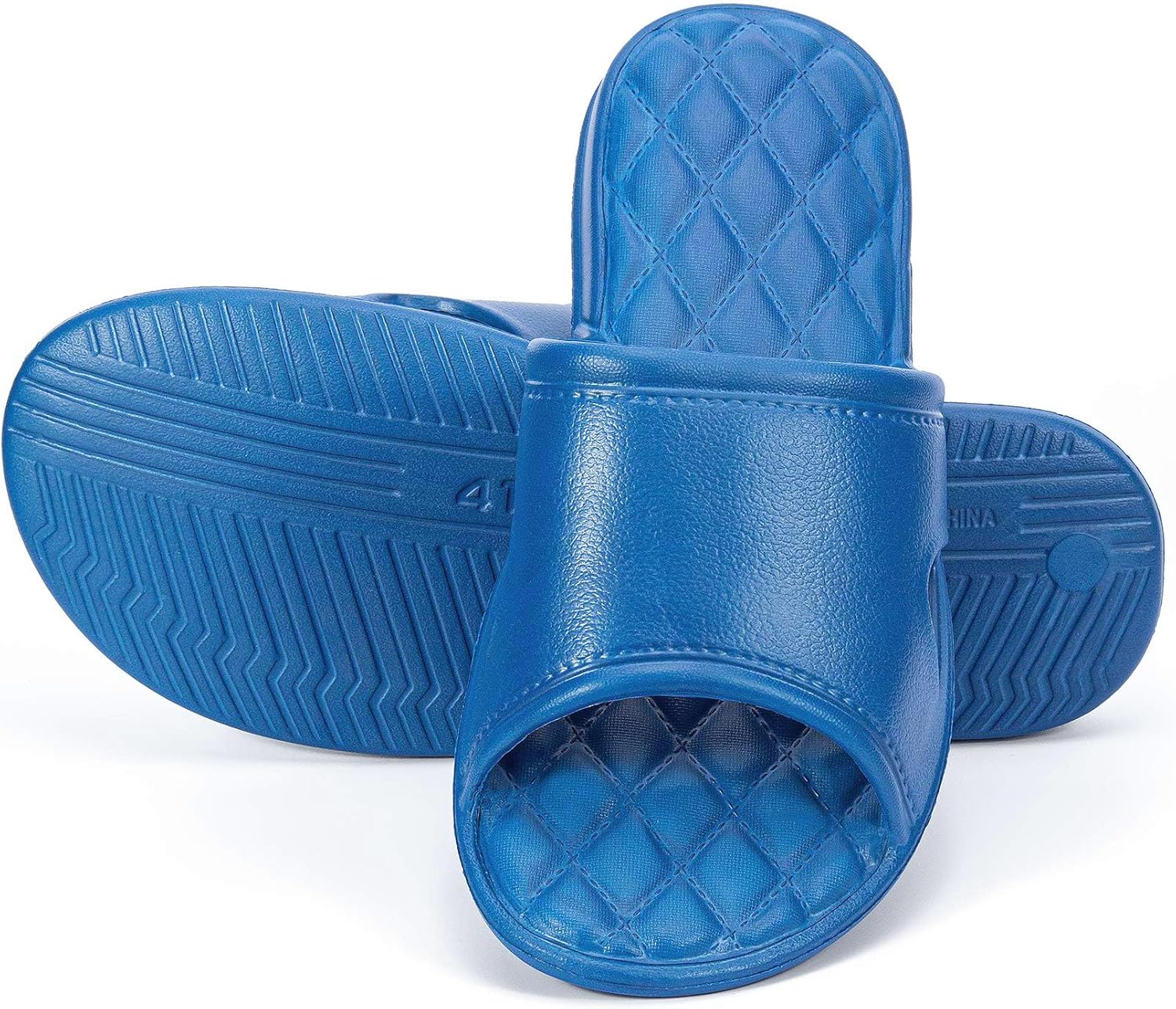 

Домашние тапочки Happy Lily для женщин и мужчин, быстросохнущие, с дренажными отверстиями, темно-синий