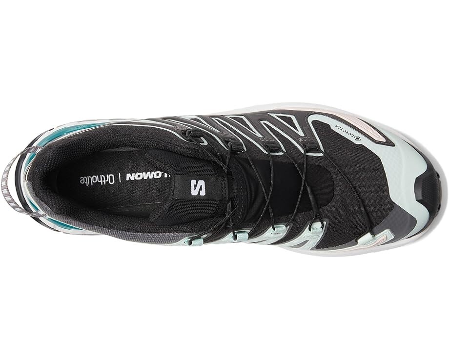 Кроссовки Salomon XA Pro 3D V9 GORE-TEX, цвет Black/Bleached Aqua/Harbor Blue — фото 2