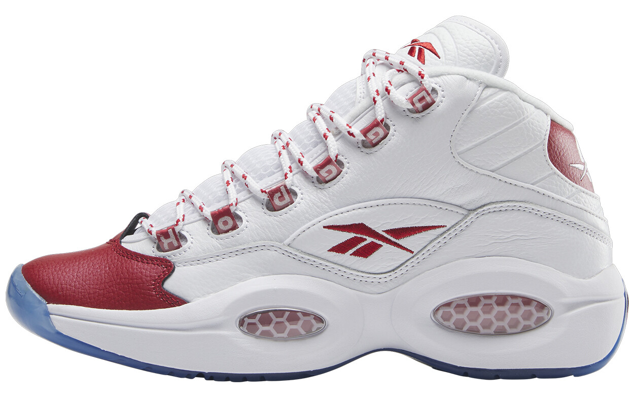

Баскетбольные кроссовки Question Mid Red Toe 2024 Reebok, белый