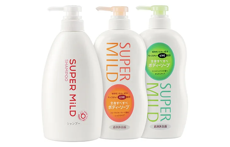 Набор шампуня и кондиционера для увлажнения и очищения Super Mild, 600ml+650ml*2