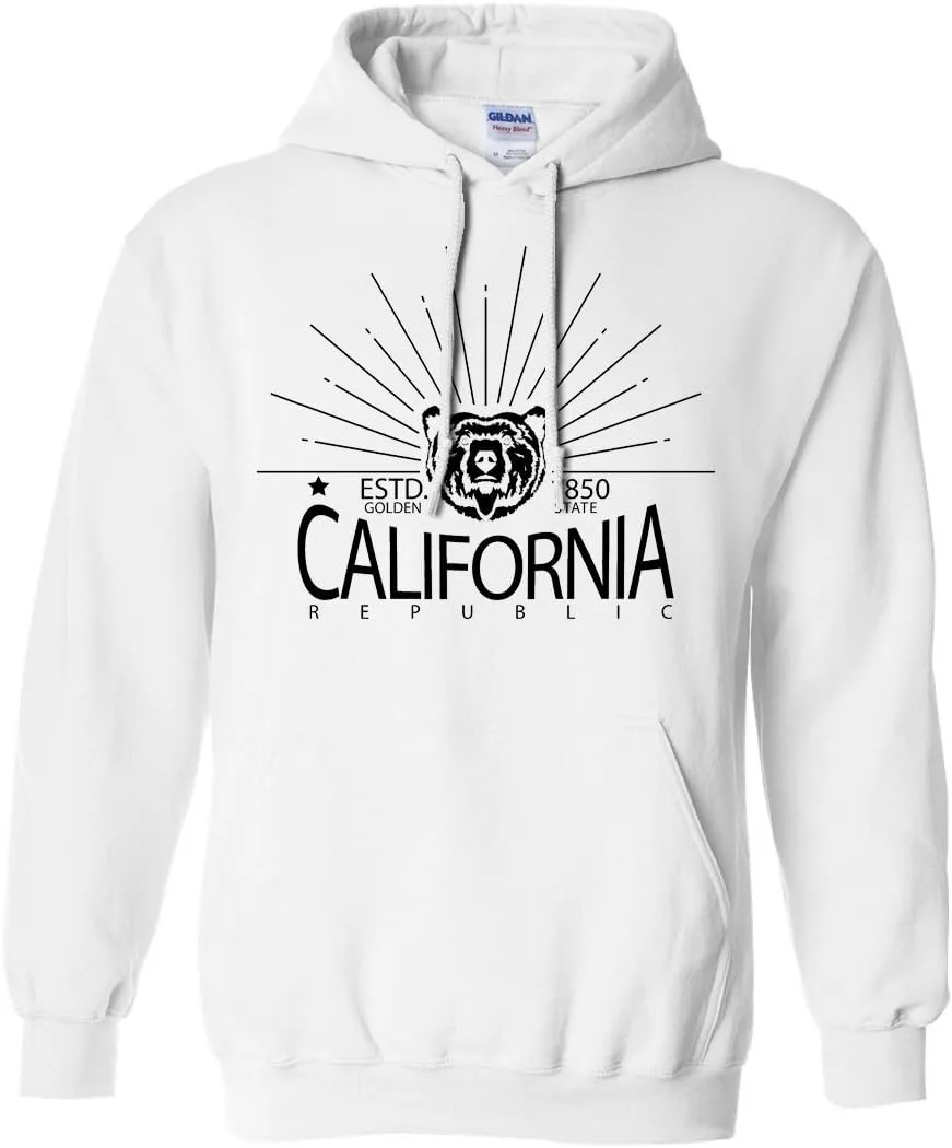 

Толстовка California Golden State с черным принтом Dolphin Shirt Co