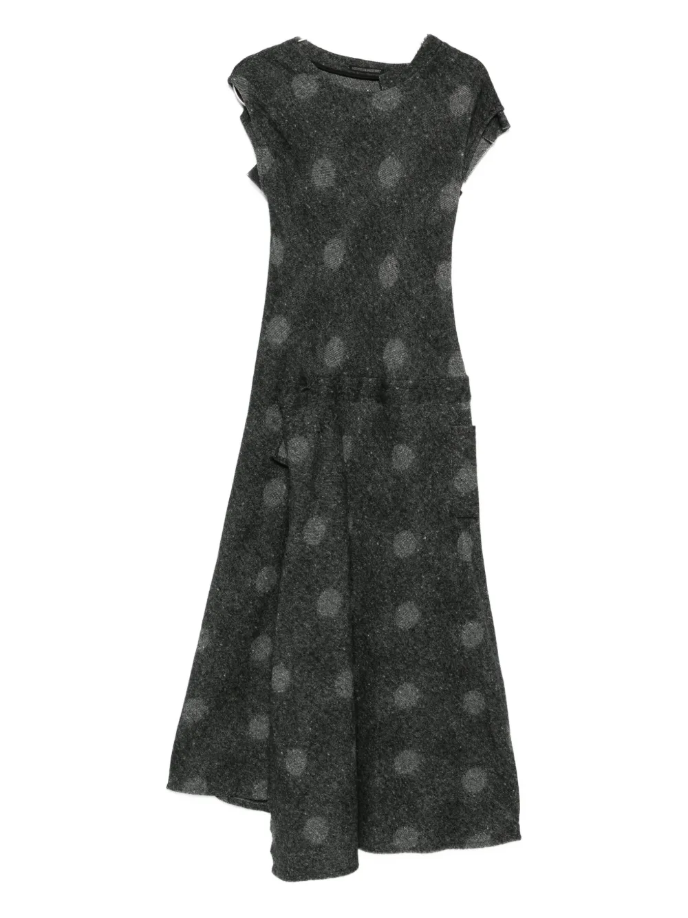 

Платье в горошек Yohji Yamamoto, черный