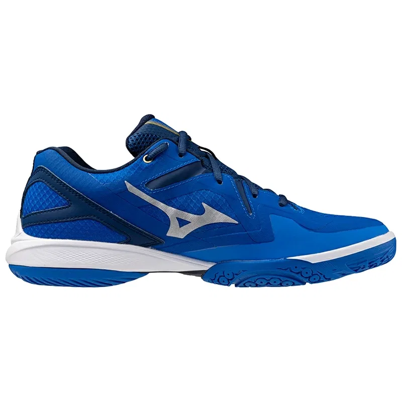 Бадминтонные кроссовки «Wave Claw 3 FIT» от Mizuno, 01 Blue X White X Navy — фото 4