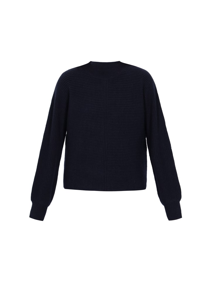 

Женский свитер темно-синего цвета DreiMaster Vintage