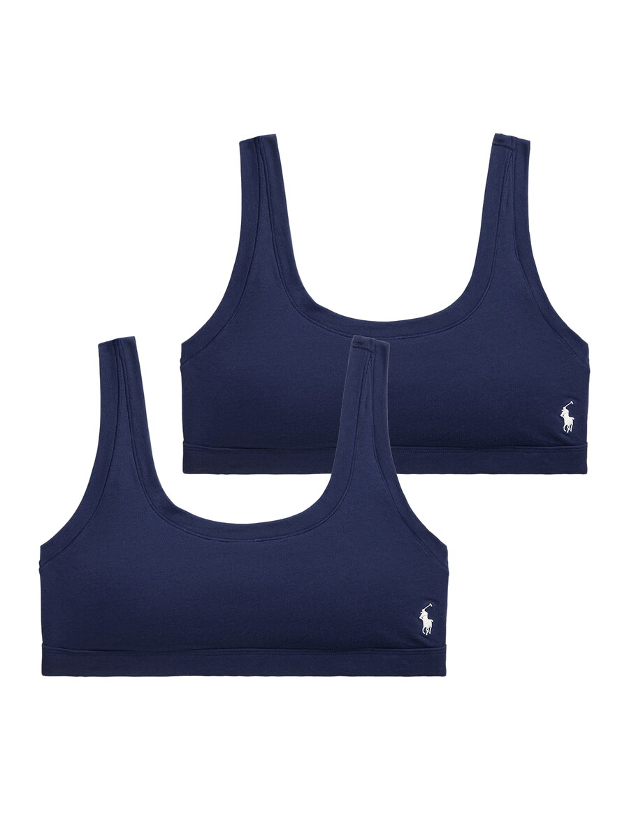 

Бюстгальтер-бралетт Polo Ralph Lauren Club Cotton, темно-синий