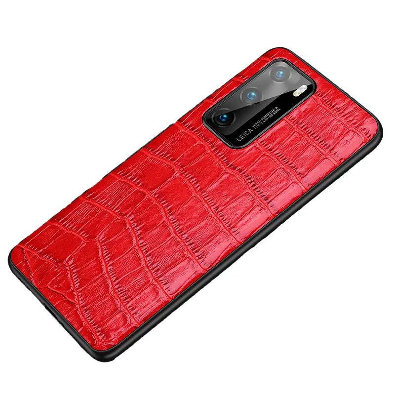 

Чехол для телефона Baohuguang Bao Huguang, Crocodile print anti-fall shell|light luxury|red