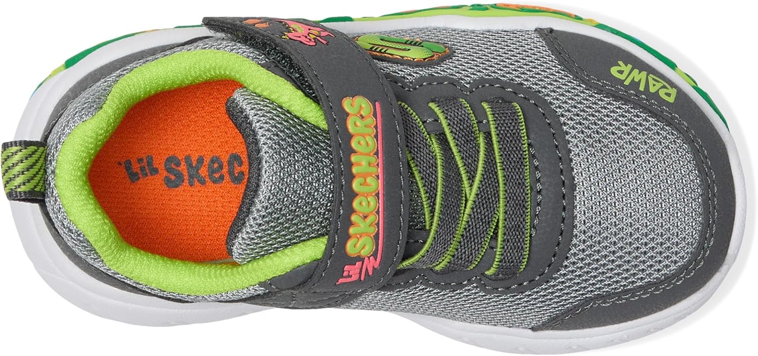 Кроссовки Skechers Play Scene для мальчиков, Charcoal/Lime — фото 3