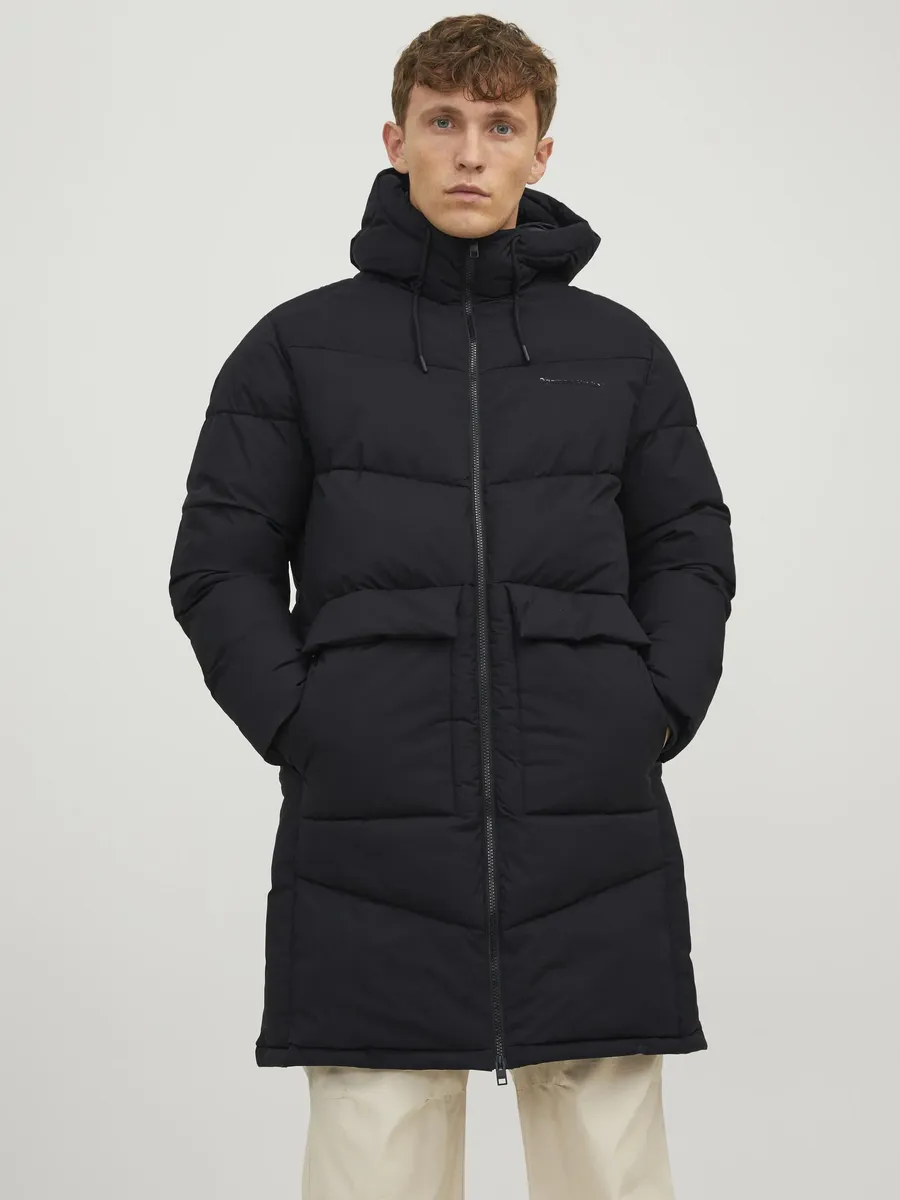 

Стеганая куртка Jack & Jones "JORVESTERBRO LONG PUFFER SN ", с капюшоном, черный