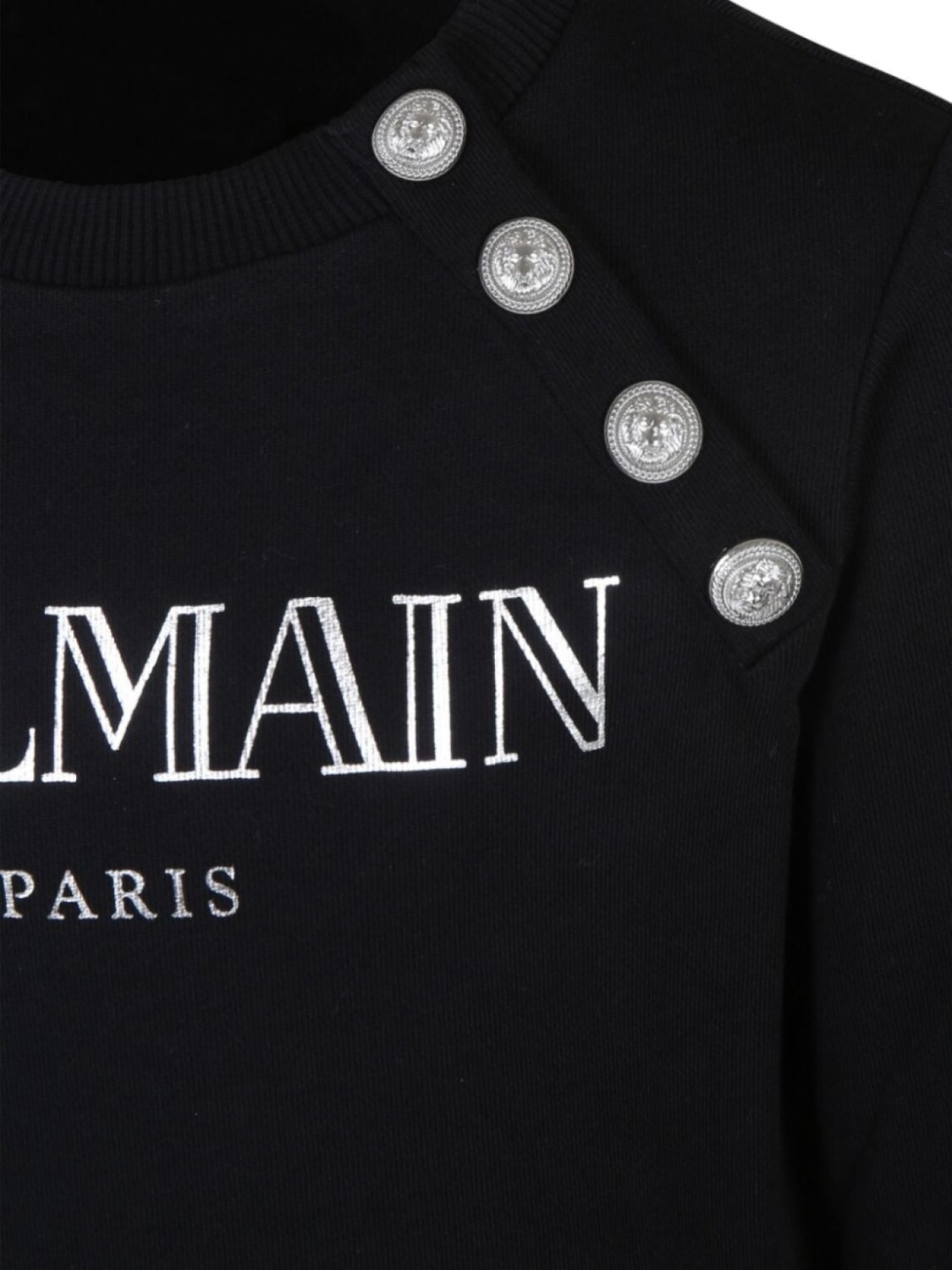 

Balmain Kids хлопковая толстовка с логотипом, черный