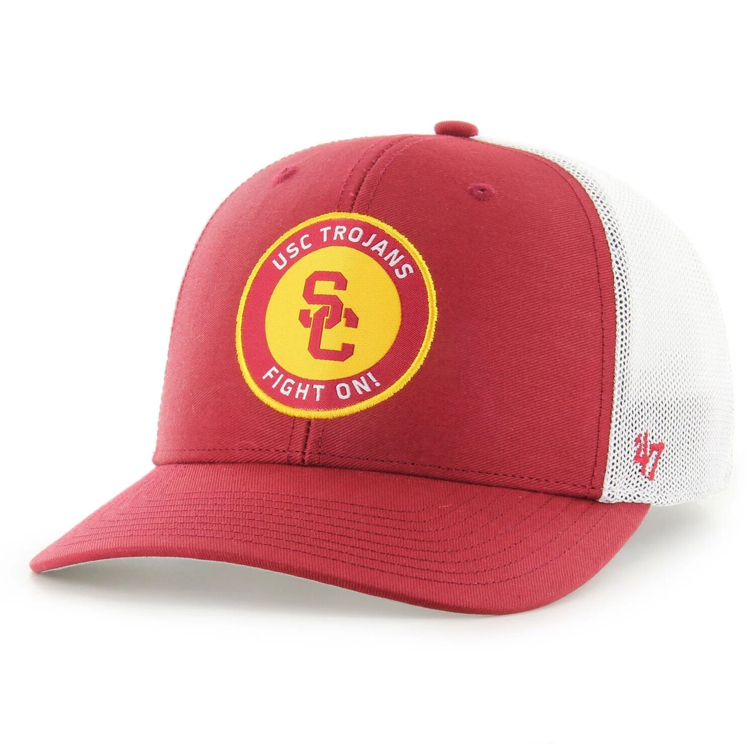 

Мужская кепка Cardinal USC Trojans '47 представляет гибкую кепку Trophy