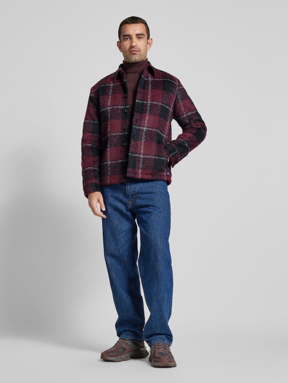 

Пиджак-рубашка с отложным воротником Scotch & Soda, красный