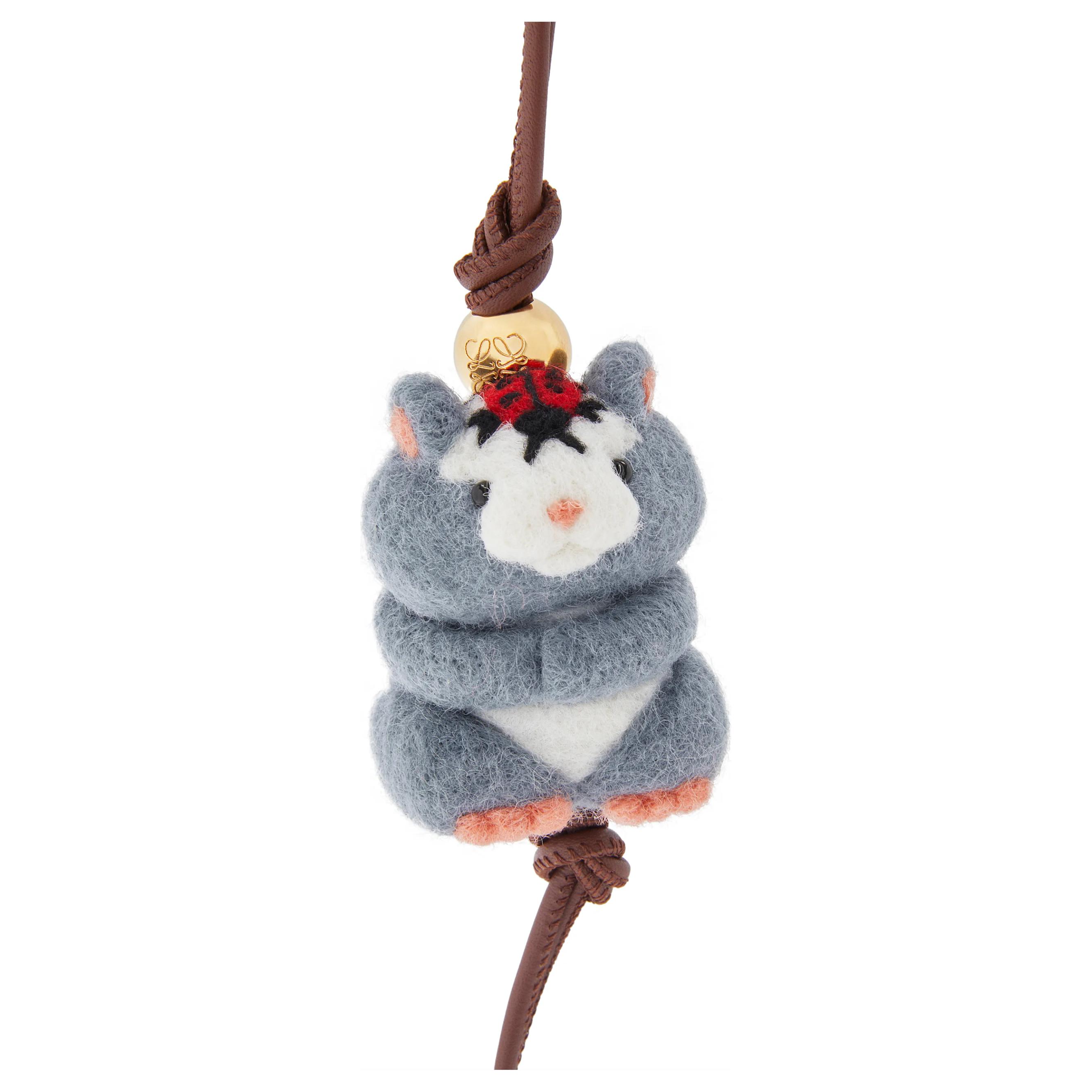 

LOEWE Сумка из фетра Suna Fujita в серо-голубом цвете, Gray Blue