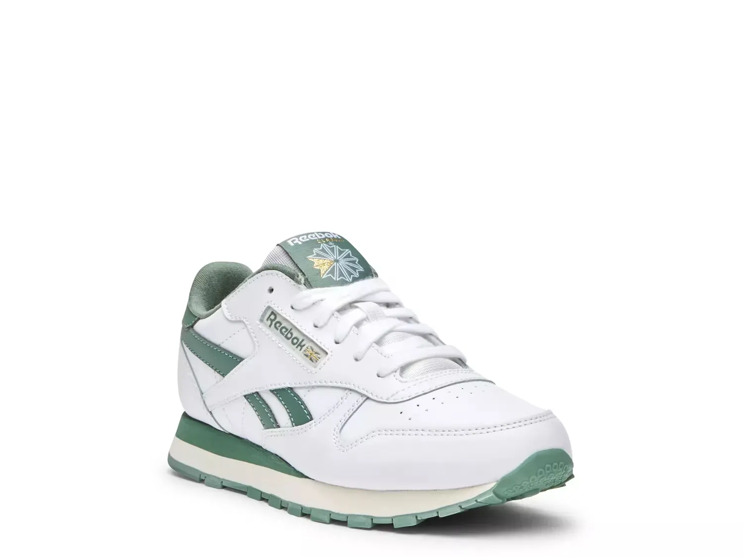 

Классические кожаные кроссовки - детские Reebok, White/Green
