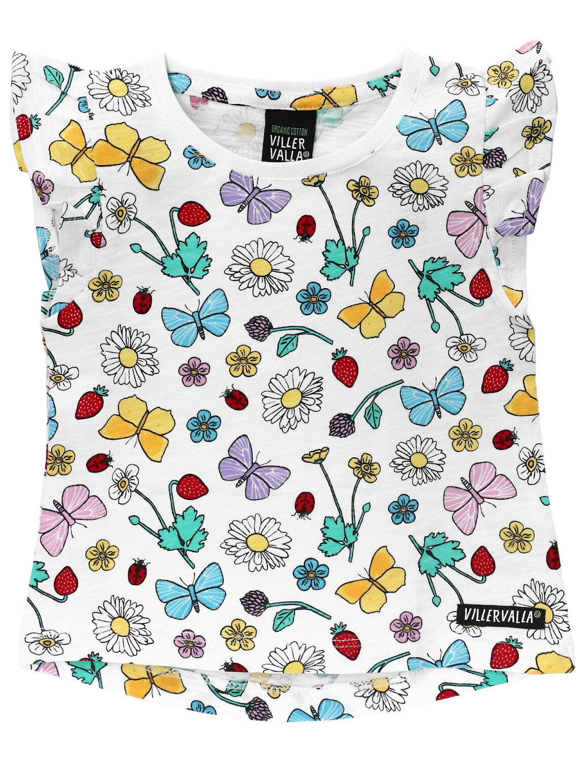 

Футболка Villervalla Kurzarm Flower, белый