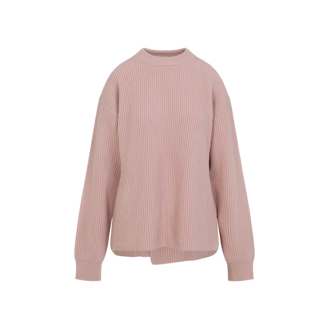 

Розовый вязаный джемпер с длинными рукавами CN Jil Sander