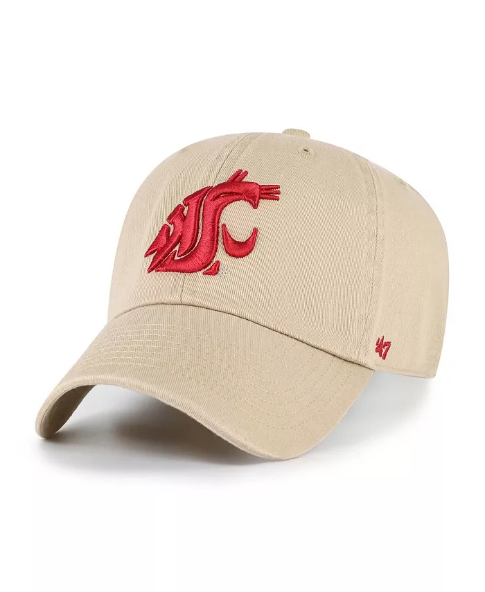 

Мужская регулируемая кепка Washington State Cougars цвета хаки '47 Brand