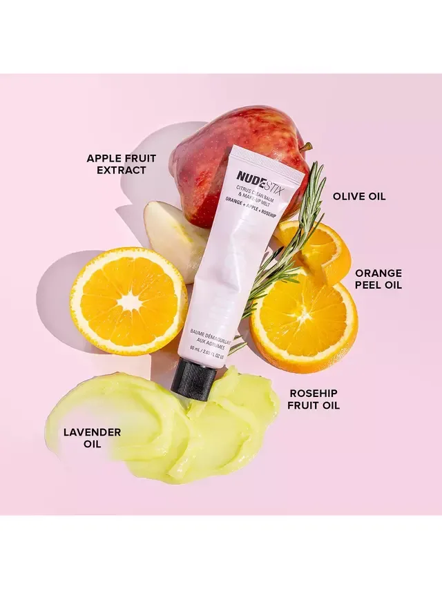 Средство для снятия макияжа Nudestix — Бальзам для лица Nudeskin Citrus Clean Balm & Makeup Melt, 60 мл — фото 4