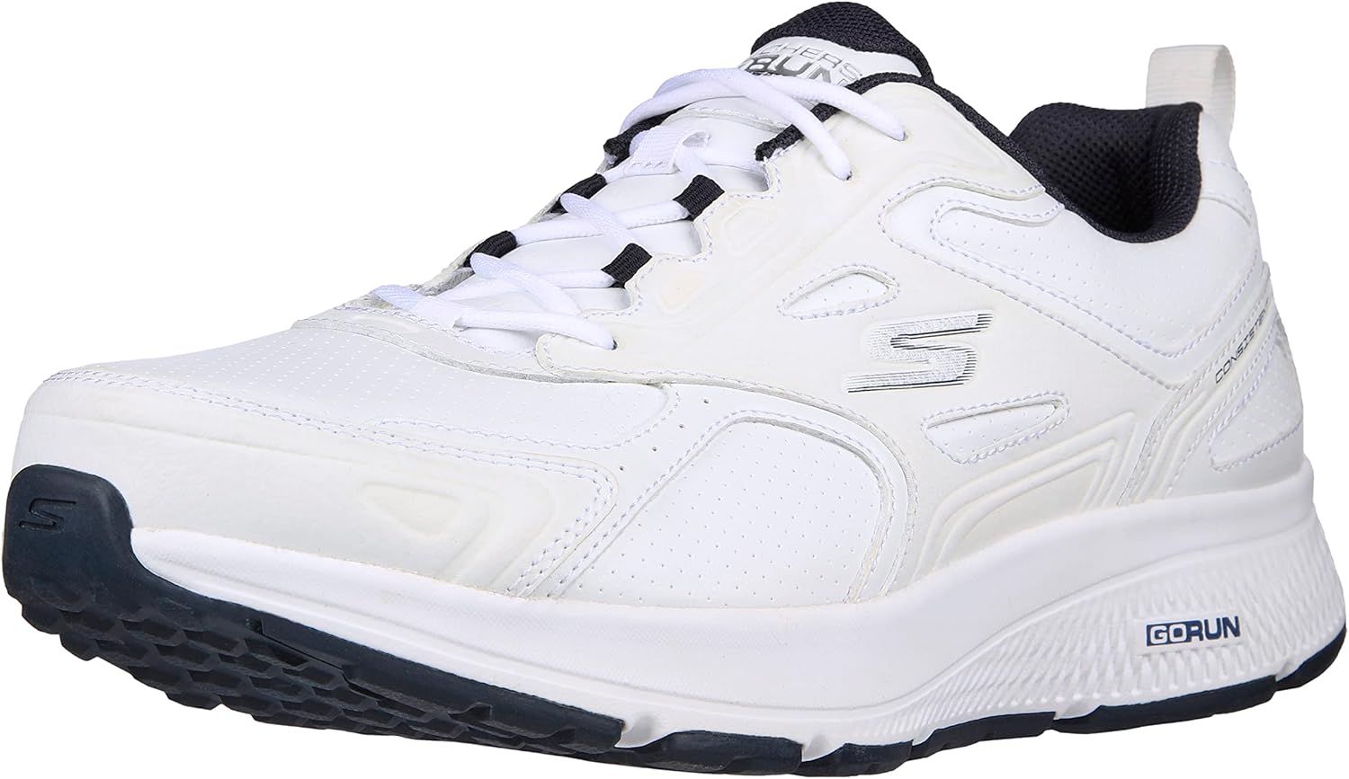 

Женские кроссовки Skechers Go Run Consistent - кожаные кроссовки для кросс-тренинга с пеной с воздушным охлаждением, белый/синий